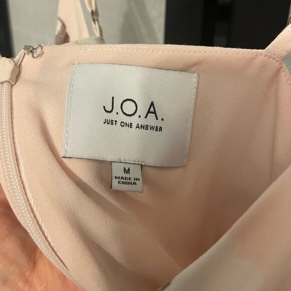 J.O.A. Celadine Blush Pink Floral High Low Dress - Picture 3 of 7